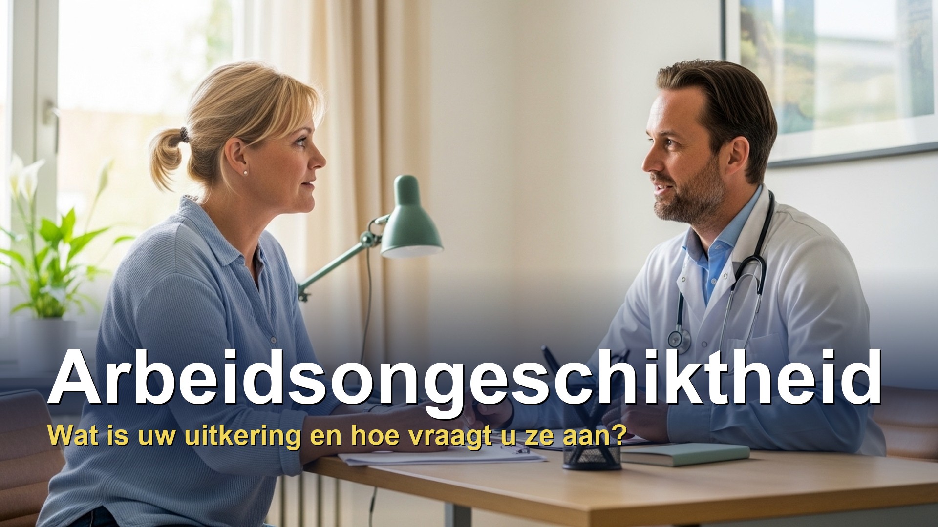 Vrouw in gesprek met haar huisarts