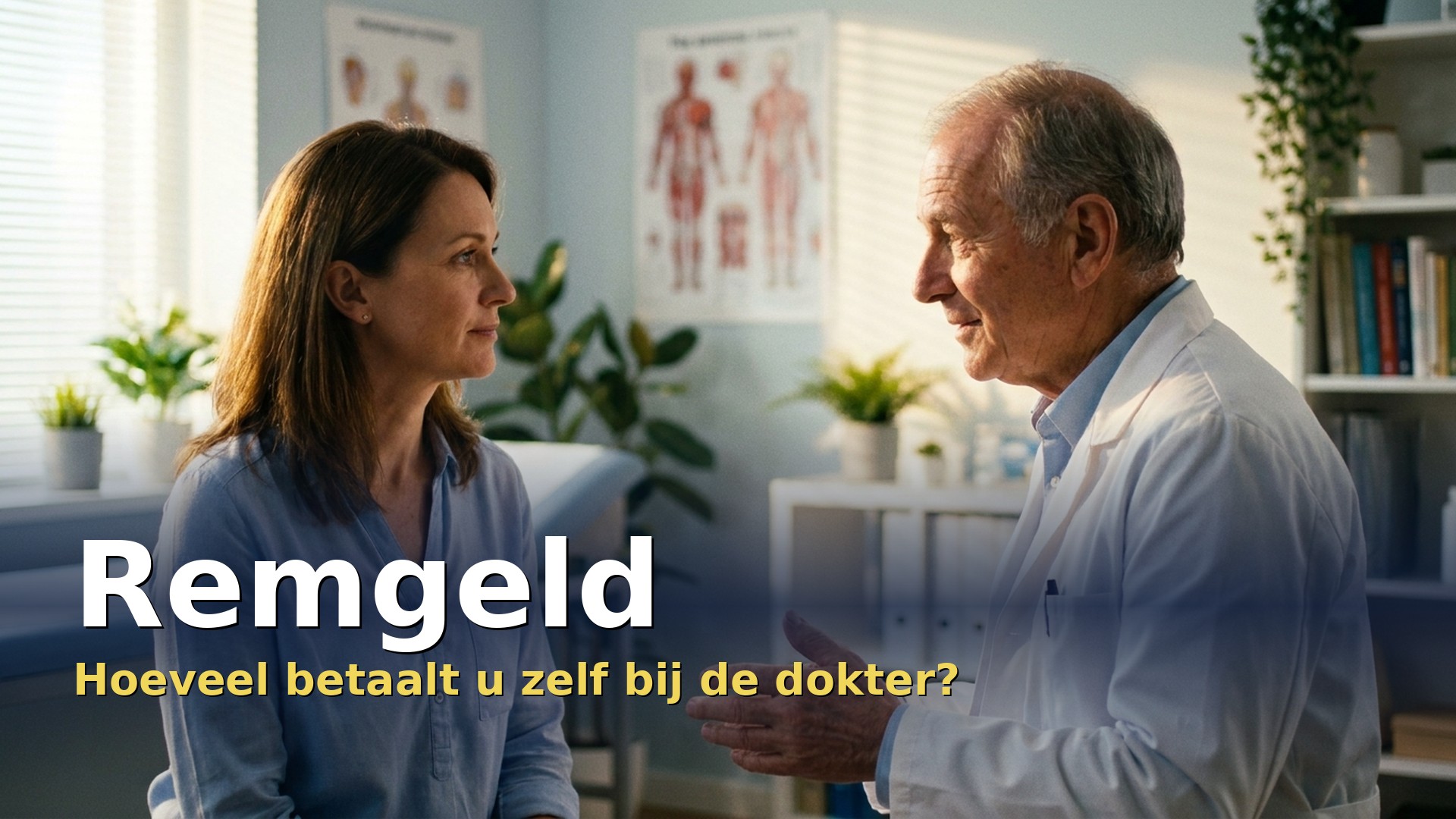 Remgeld in België: vrouw in gesprek met haar huisarts in de spreekkamer