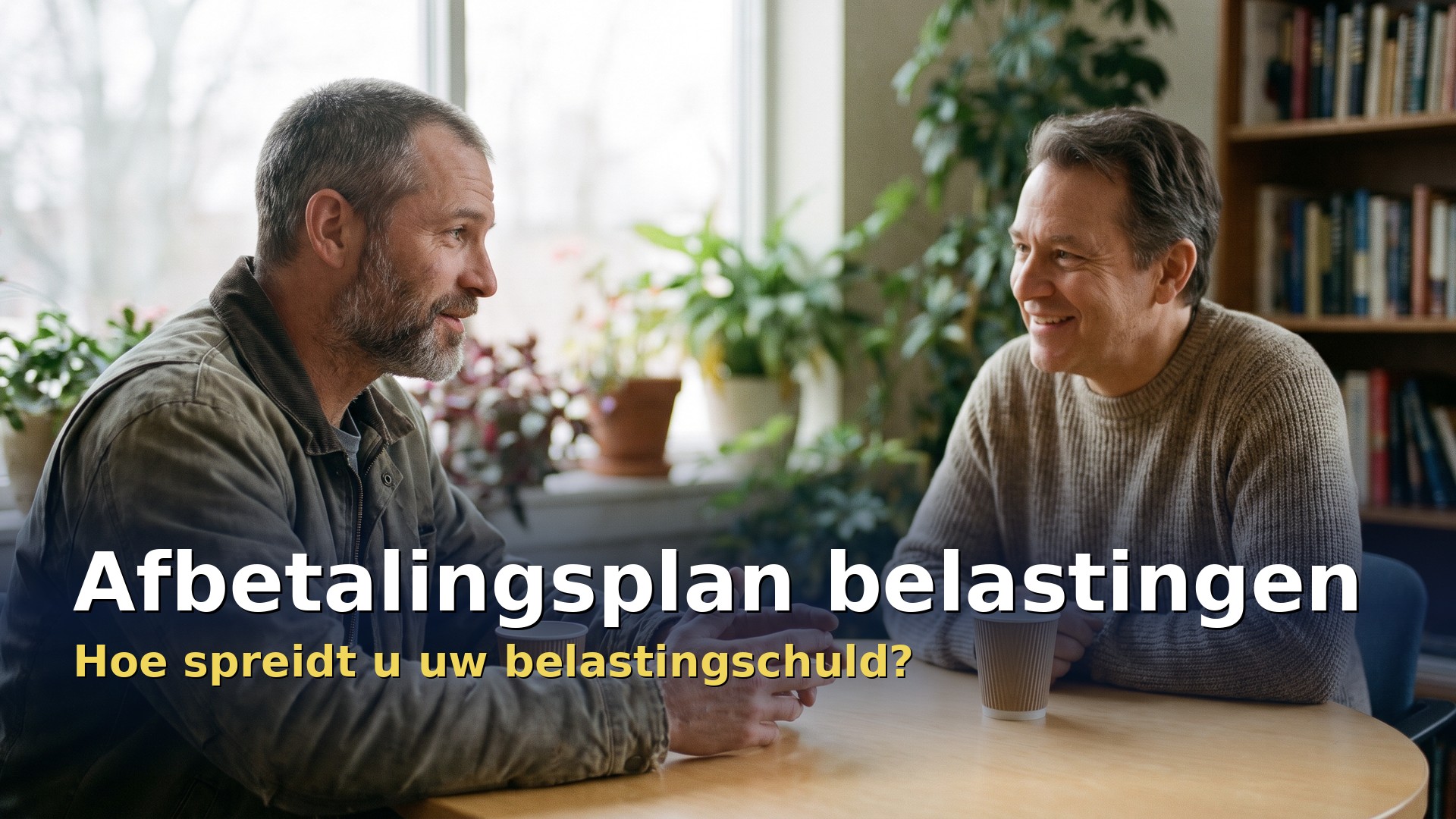 Afbetalingsplan belastingen: man in gesprek met een adviseur over het spreiden van zijn belastingschuld