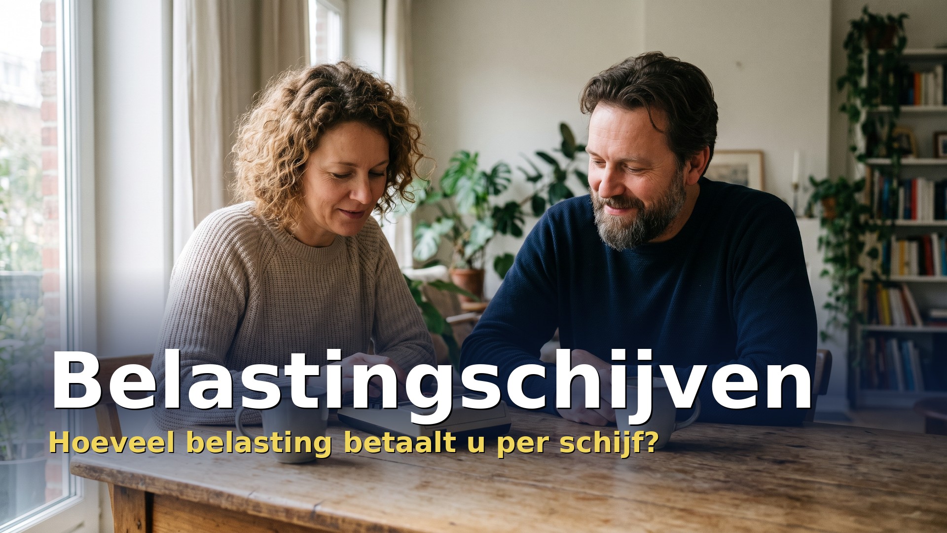 Belastingschijven: koppel berekent aan de keukentafel hoeveel personenbelasting het betaalt