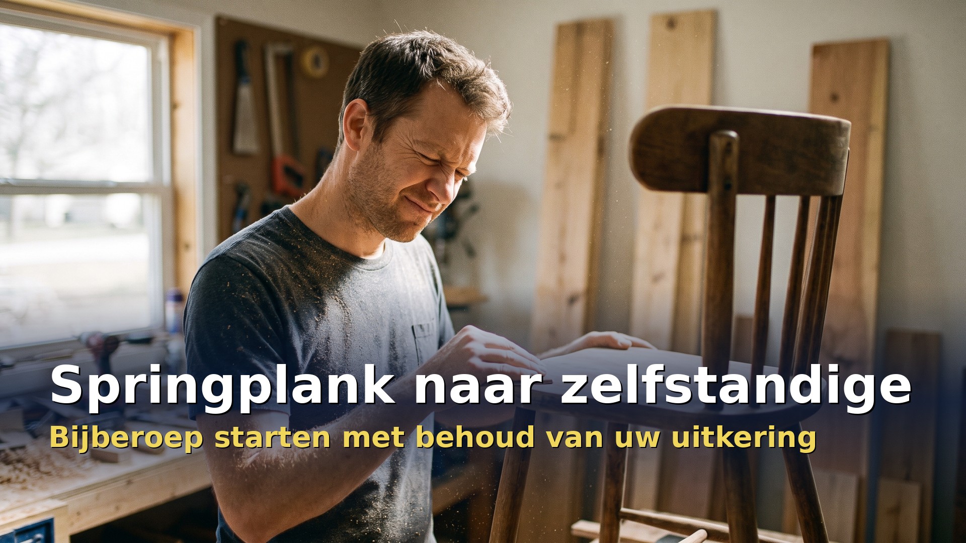 Springplank naar zelfstandige: werkloze start een zelfstandig bijberoep in een eigen werkplaats
